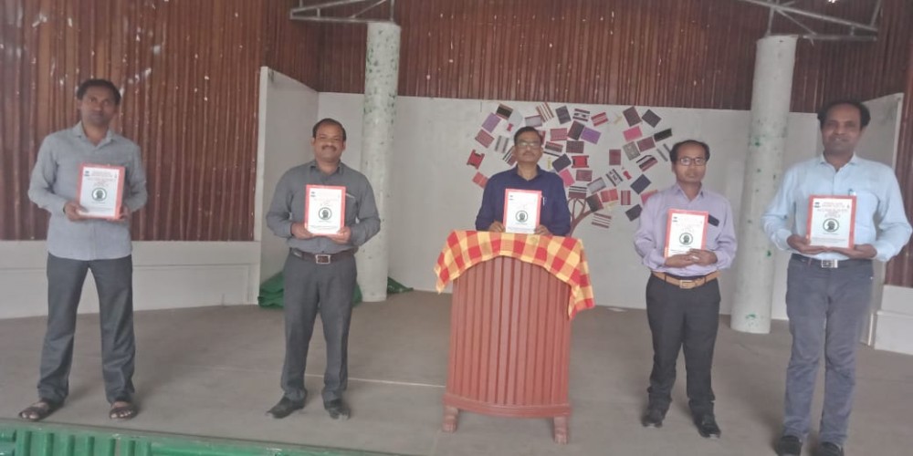 Modern Institute of Teacher Education (MITE), Kohima Principal Dr Devanand Sinha together with the Teacher-Educators released a book titled; ‘Integrating Teacher Education Colleges for Access, Equity and Justice’ which is a proceeding of ICSSR sponsored National Seminar held on November 29 and 30, 2019. The release was done virtually by maintaining social distancing. (Photo Courtesy: MITE)